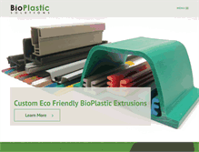 Tablet Screenshot of bioplasticsolutions.com